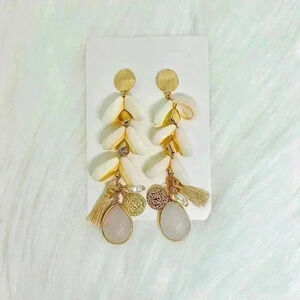 Shell Statement Earrings